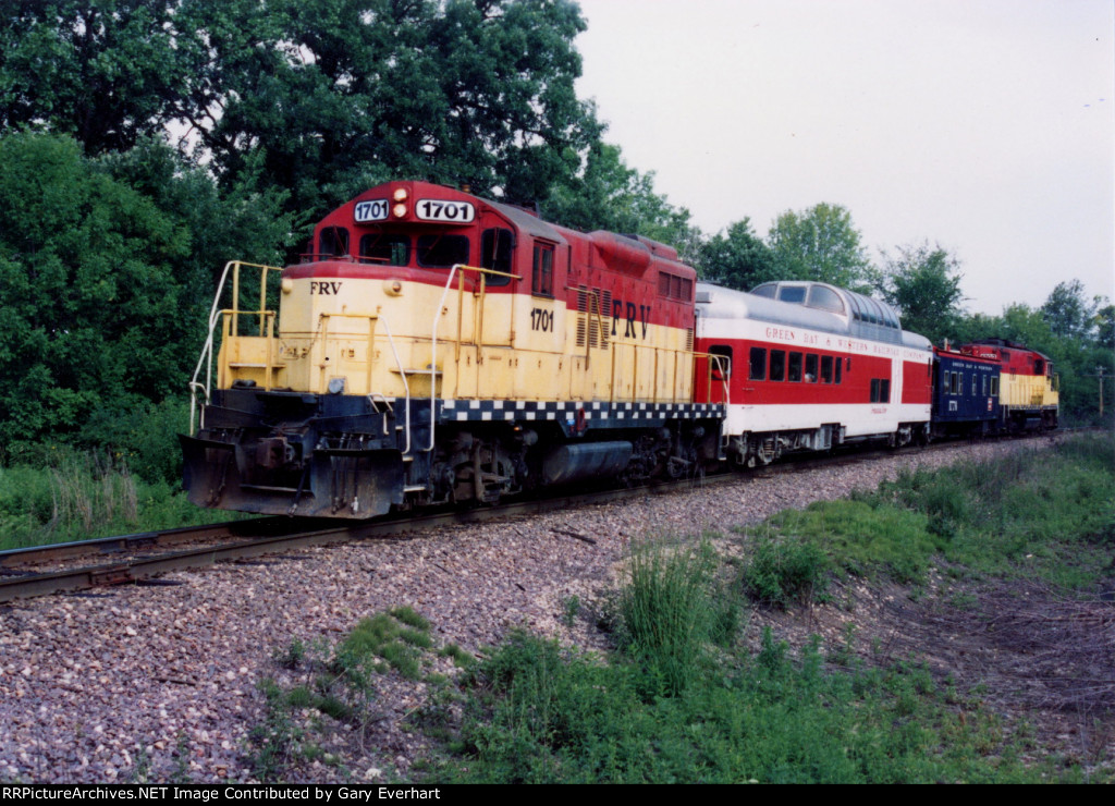 FRVR GP9R #1701 - Fox River Valley RR